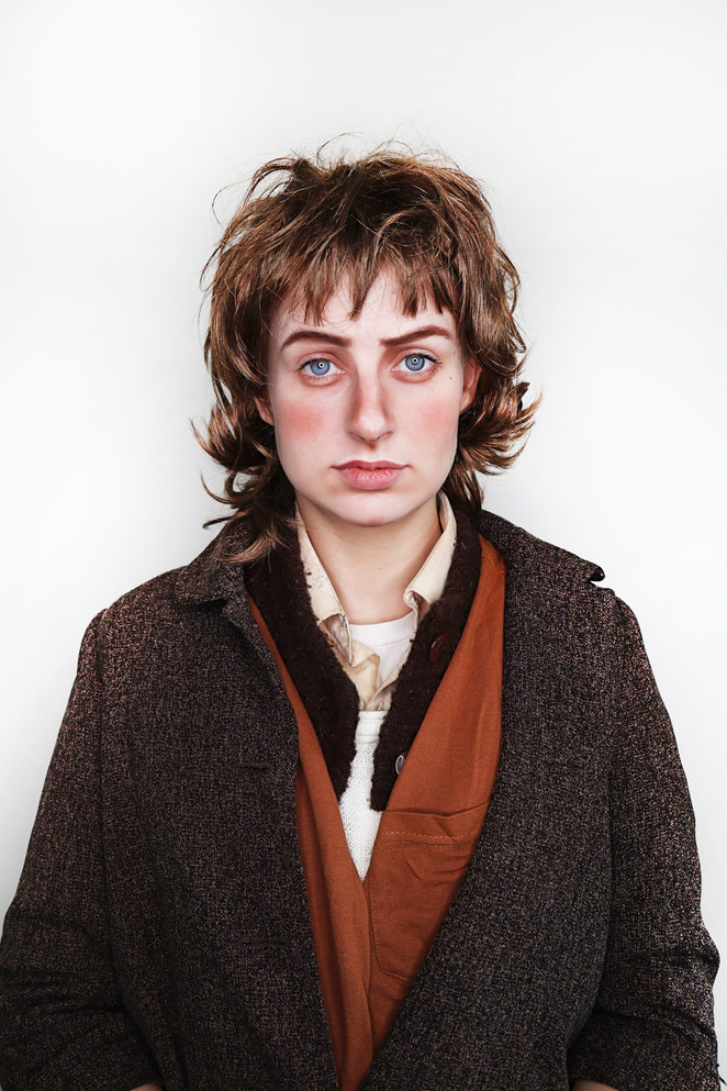 Hobbit Frodo & Bilbo Baggins 70s Shag Wig