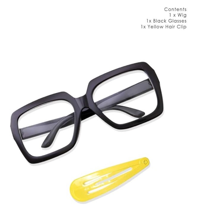 Tina Belcher Black Bob Wig