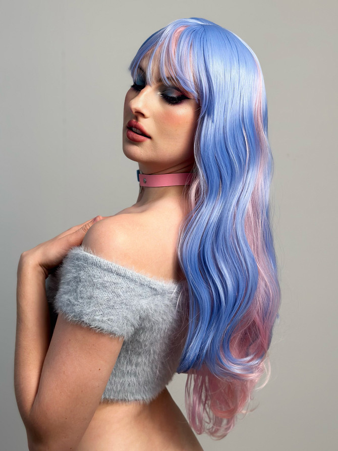 DESTINY - Long Pastel Waves with Fringe by Allaura