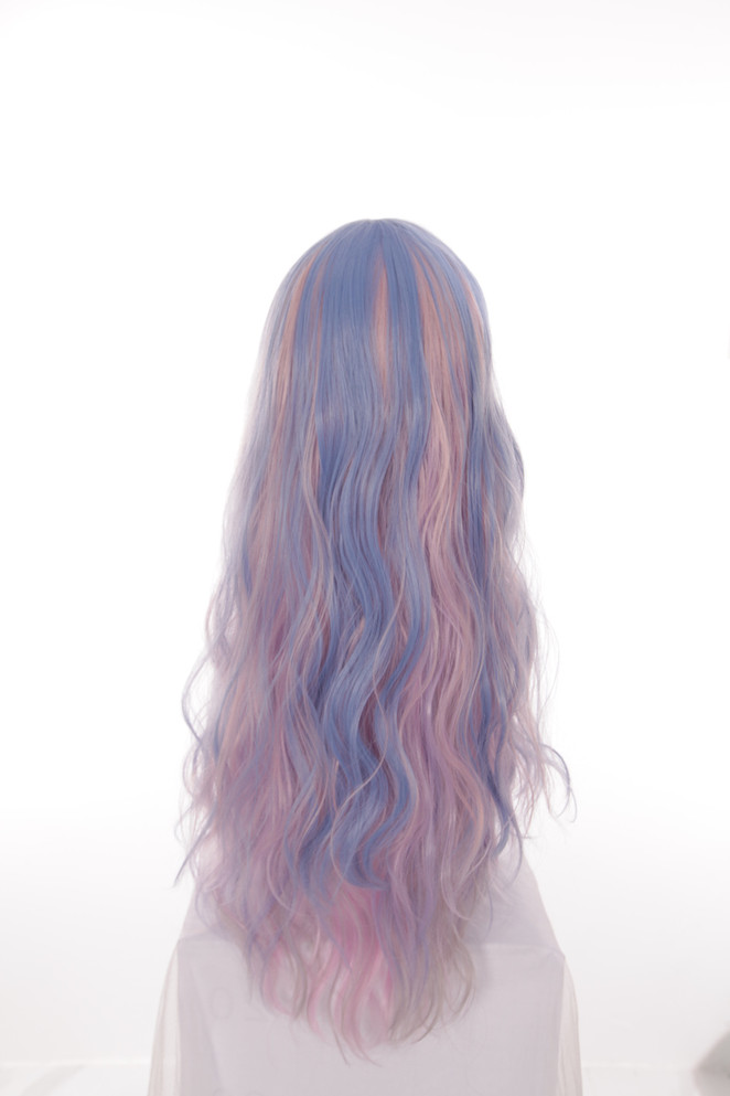 DESTINY - Long Pastel Waves with Fringe by Allaura