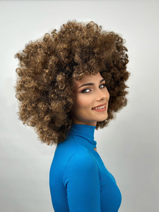 Super Jumbo Afro Brown