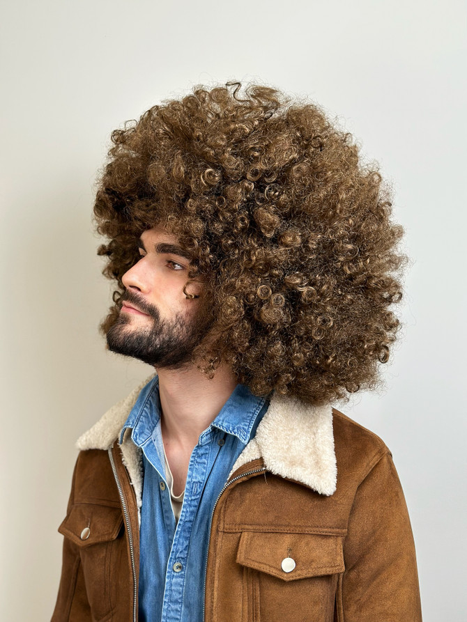 Super Jumbo Afro Brown