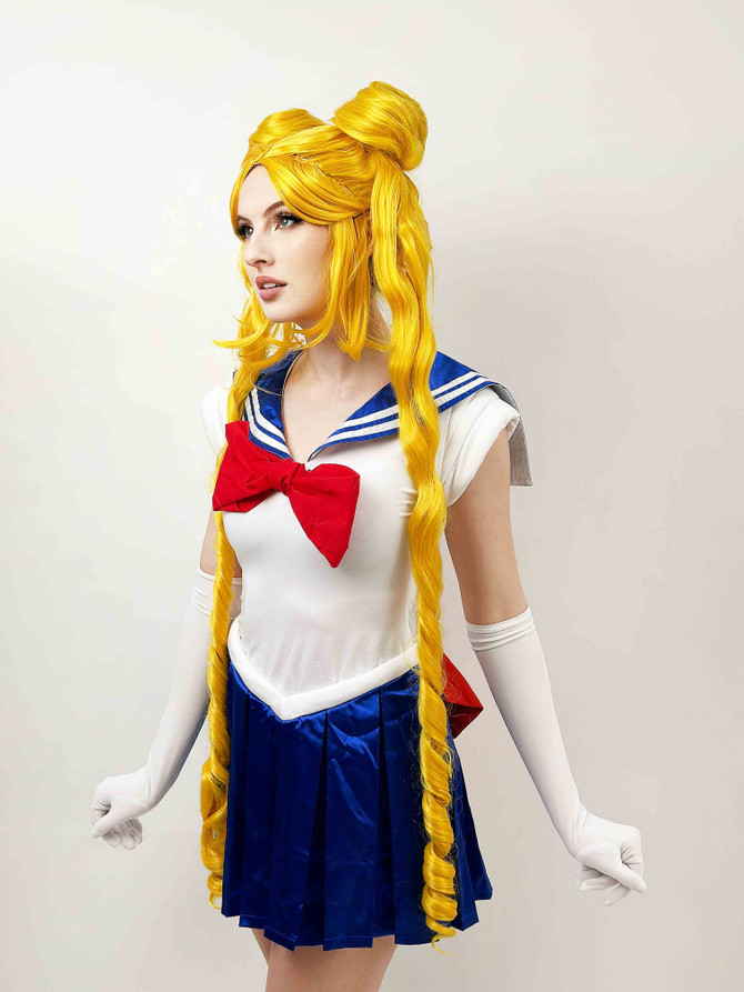 Moon Guardian Cosplay Yellow Long Wig by Allaura