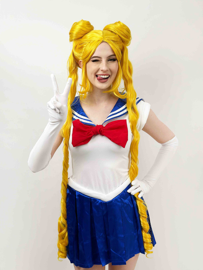 Moon Guardian Cosplay Yellow Long Wig by Allaura