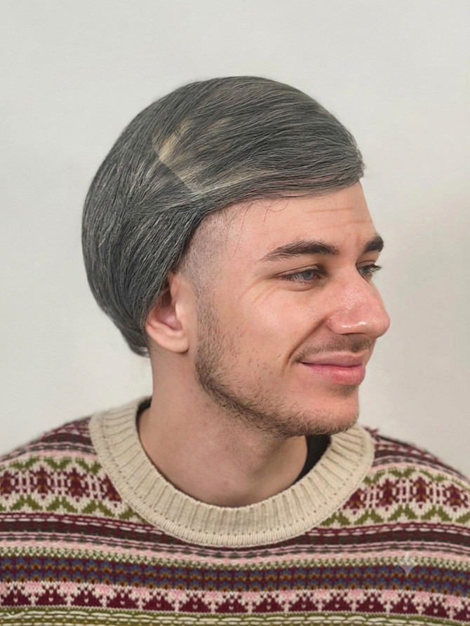Old Man Grey Combover