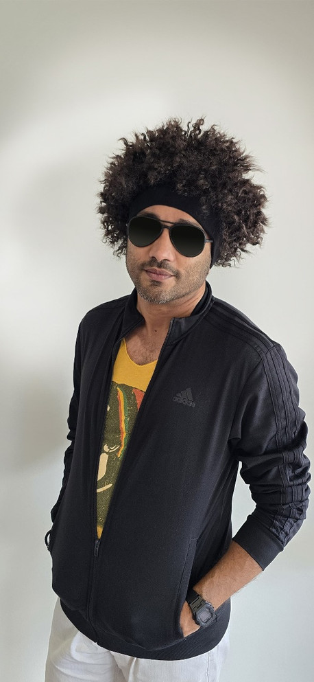 Urban Afro on Headband