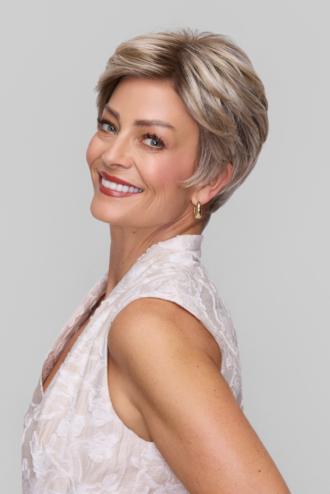 TESS - Lace Front Monofilament Short Straight Pixie Wig - by Jon Renau FS17/101S18