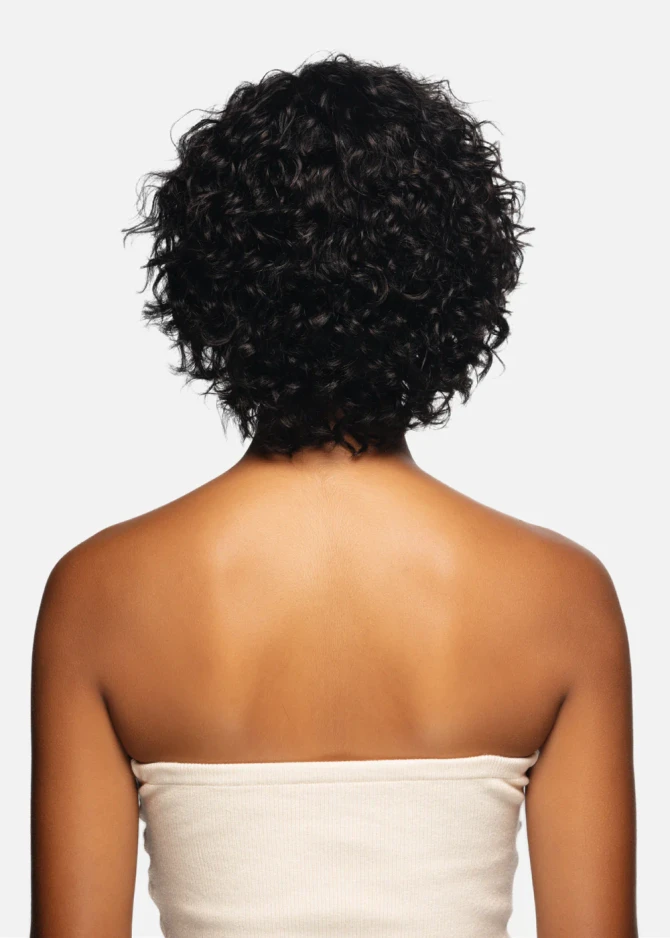 ARON - 100% Remi Human Hair 10 INCH SHORT WAVY LAYERS - by Vivica Fox - NATURAL