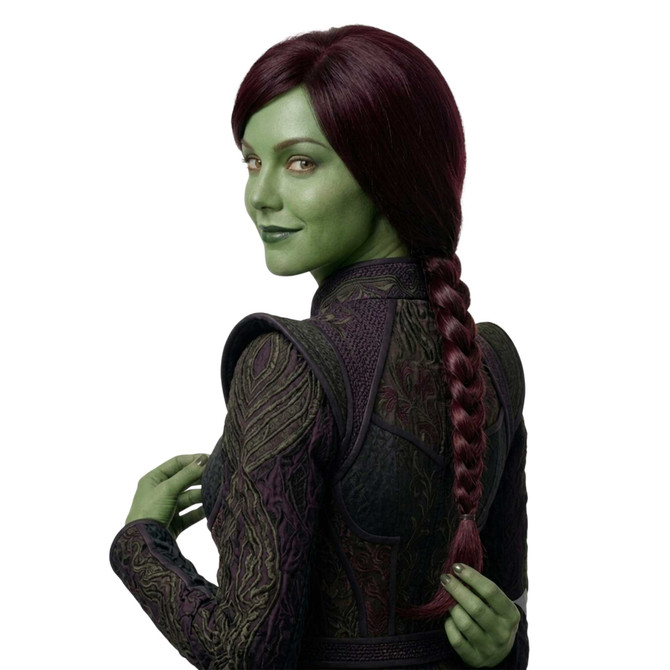 BURGUNDY BRAIDED ENCHANTRESS WICKED WITCH