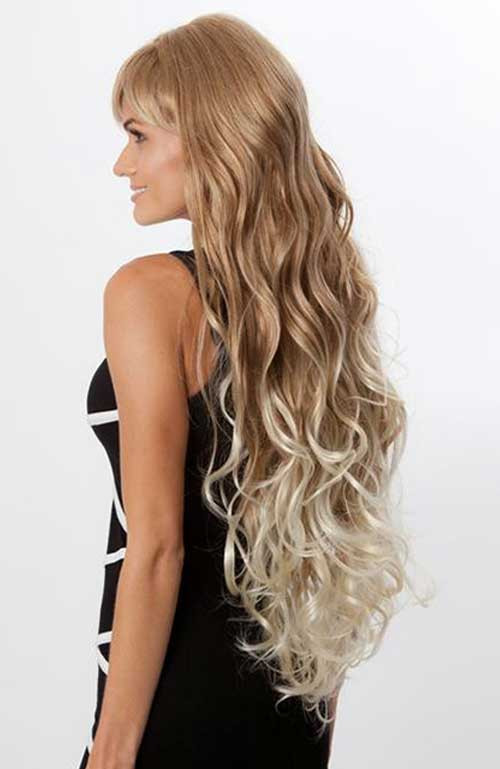 BRITNEY - Kanekalon Blonde 32" Extra Long Wavy Wig - by Allaura