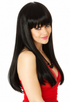 Glamour Girl - Black Costume Wig (High Quality Fibre) - by Allaura