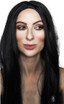 70's Cher - Long Black Costume Wig (High Quality Fibre) - by Allaura