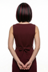 ALLY - Heat Resistant Black / Red China Bob Wig - by Allaura