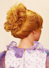 DELUXE Cinderella Blonde Bun Costume Wig - High Quality