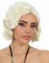 DELUXE Classic Flapper Curls Blonde Costume Wig