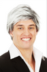 Mature Star (George Clooney) Men's 60's 70's Grey Mod Costume Wig