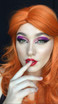 DELUXE Jessica Rabbit (Orange) Costume Wig - Allaura Brand