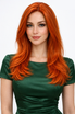 DELUXE Jessica Rabbit (Orange) Costume Wig - Allaura Brand