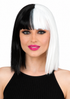 Sia Inspired Black & White Bob Costume Wig (High Quality) - by Allaura