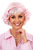Pink Beauty School Dropout Ladies Costume Wig (Grease Frenchy)