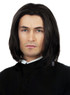 Dark Wizard (Severus Snape) Black Mens Boys Costume Wig - by Alluara