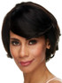 BETH - 100% Remy Human Hair Short Black Layered Pixie Wig - by Elegante