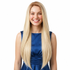 Brooke - Lace Front Heat Resistant Long Blonde Ombre Straight Wig - Queenie Wigs