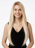 Brooke - Lace Front Heat Resistant Long Blonde Ombre Straight Wig - Queenie Wigs