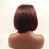 HARLEY - Lace Front Burgundy Red Long Bob Wig - by Queenie Wigs