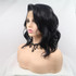 MOLLY - Lace Front Short Wavy Black Wig - by Queenie Wigs