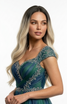 AVA - Lace Front Long Wavy Ombre Blonde Wig - by Queenie Wigs