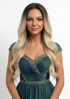 AVA - Lace Front Long Wavy Ombre Blonde Wig - by Queenie Wigs