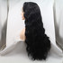 CHARLOTTE - Lace Front Long Wavy Black Wig - by Queenie Wigs