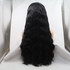 CHARLOTTE - Lace Front Long Wavy Black Wig - by Queenie Wigs