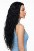 CHARLOTTE - Lace Front Long Wavy Black Wig - by Queenie Wigs