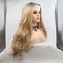 ELIZABETH - Lace Front Long Wavy Ombre Blonde Wig - by Queenie Wigs