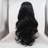 MADISON - Lace Front Long Wavy Black Wig - by Queenie Wigs