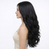 MADISON - Lace Front Long Wavy Black Wig - by Queenie Wigs