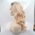 ADELE - Lace Front Medium Ombre Strawberry Blonde Wavy Wig - by Queenie Wigs