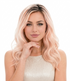 ADELE - Lace Front Medium Ombre Strawberry Blonde Wavy Wig - by Queenie Wigs