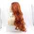 AUTUMN - Lace Front Long Curly Ombre Auburn Brown Wig - by Queenie Wigs