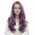 VIOLET - Lace Front Long Purple Dark Lavender Wavy Wig - by  Queenie Wigs