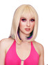 Blonde & Rainbow Two Tone Heat Resistant Bob  - by Allaura