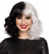 Cruella De Vil Inspired Costume Wig