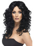 Glamour Long Black Curly Wig