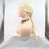 ALEXA - Lace Front Warm Blonde Braids - by Queenie Wigs