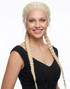 ALEXA - Lace Front Warm Blonde Braids - by Queenie Wigs