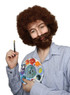 Bob Ross Painter Brown Afro and Beard - by Allaura