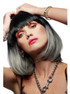 Manic Panic Ombre Grey Bob Wig with Fringe