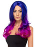 Two Tone Blue & Pink Waves Heat Resistant